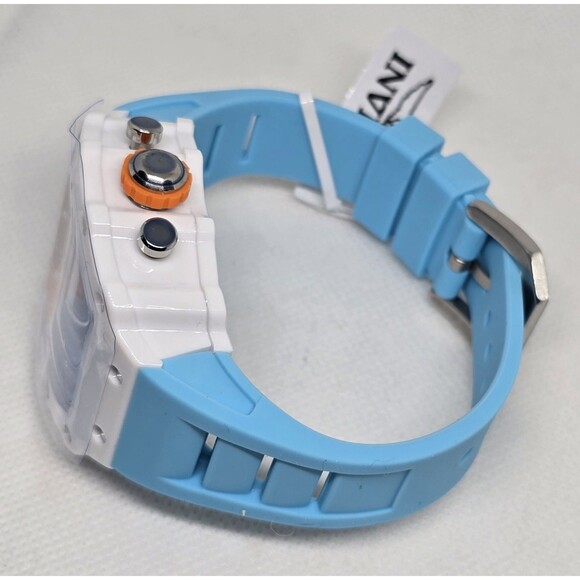 Invicta Racing Valxor Unisex Watch 40mm White Light Blue 69774 Brand New main image 6